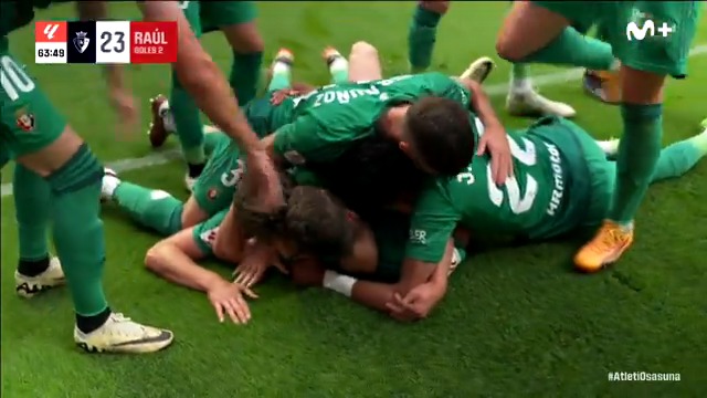 Porque Areso la prepara y Raúl García de Haro mete gol. 🔴⚽️ C. A. OSASUNA conquista el Metropolitano. #LALIGAEASPORTS #LaCasaDelFútbol