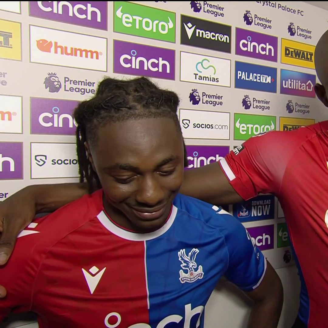 "[England] have to call him [up] if they want to win something." 😅 Jean-Philippe Mateta believes Ebere Eze should be in Gareth Southgate's Euro 2024 squad 🏴󠁧󠁢󠁥󠁮󠁧󠁿✈️