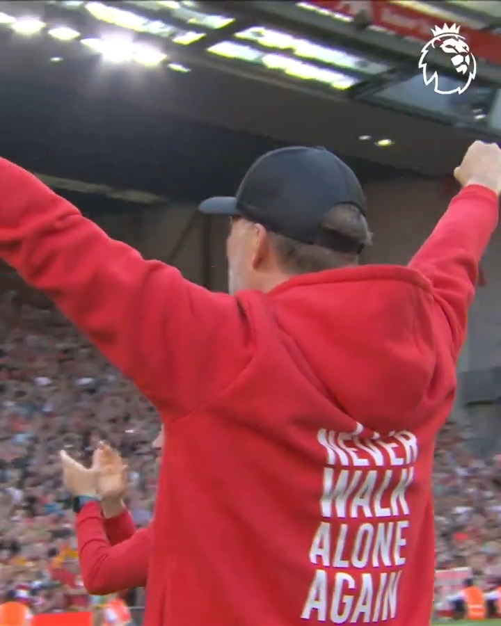 An emotional Liverpool FC farewell for Jurgen Klopp 🥹