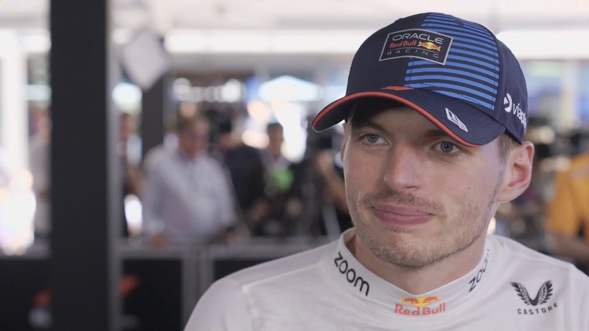 🗣 "It was like driving on ice." Red Bull's Max Verstappen speaks after beating Lando Norris by less than a second at the Emilia Romagna Grand Prix 🏎🏁