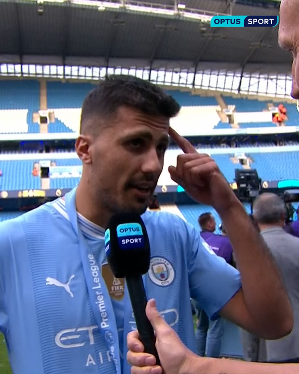 🔵🧠 Rodri: “Arsenal did an unbelievable season but the difference was the mentality”. “When they came here… they didn’t want to beat us. They just wanted to draw”.
