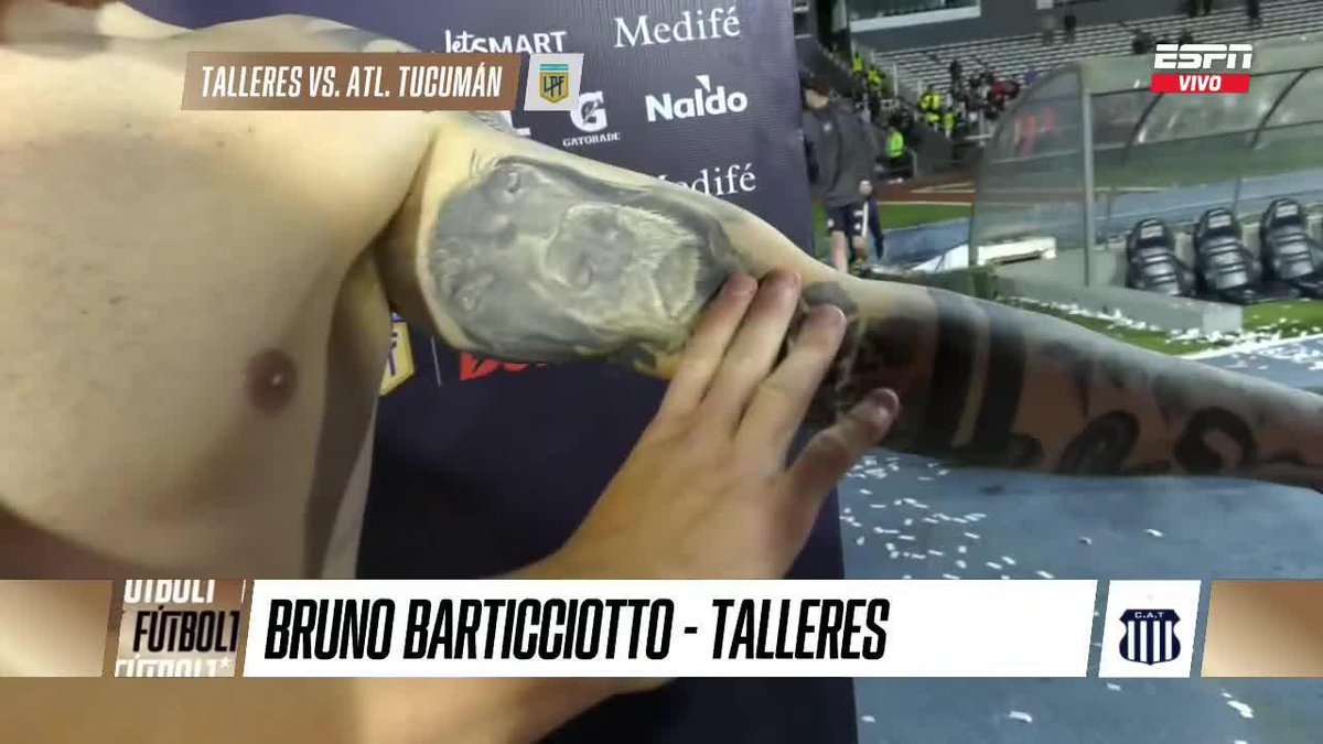 "EL GOL SE LO DEDIQUÉ A MI PERRO..." Bruno Barticciotto, quien anotó su primer tanto con la camiseta de #Talleres de Córdoba, recordó a su querido Thot, que falleció en 2023: "Se murió apenas llegué (a Argentina), no me pude despedir, así que dije 'el primer gol va para él'".