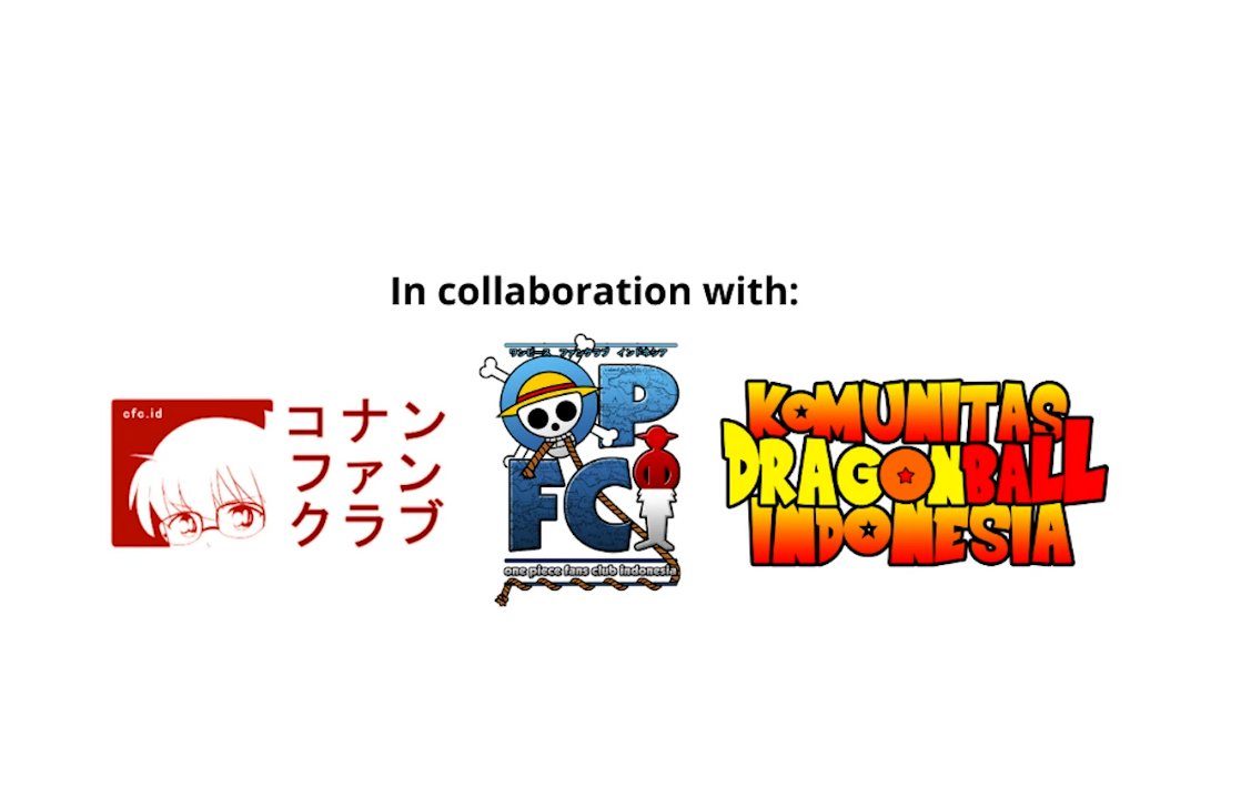 Memanggil para fansnya: Detective Conan, One Piece &amp; Dragon Ball dalam 1 event offline 🔥 9 Juni 2024 Lebak Bulus, Jakarta. Info lebih lanjut pantengin TLnya Conan Fans Club ID One Piece Fans Club Indonesia kdbi.official