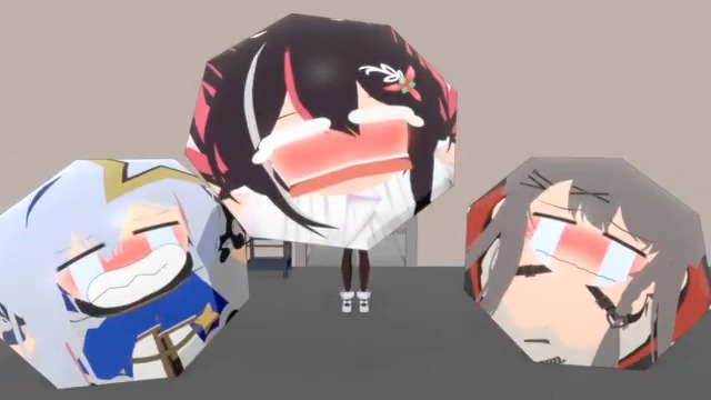 平面化アニメーション 傘化もあるよ