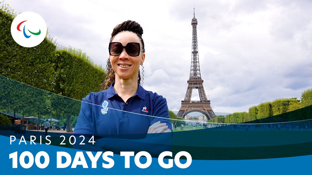 It's 💯 days to go until Paris 2024. Are you ready? Don't miss the upcoming Paralympic Games from August 28 to September 8❤️💙💚 Get your tickets now! #Paris2024 #Paralympics Paris 2024