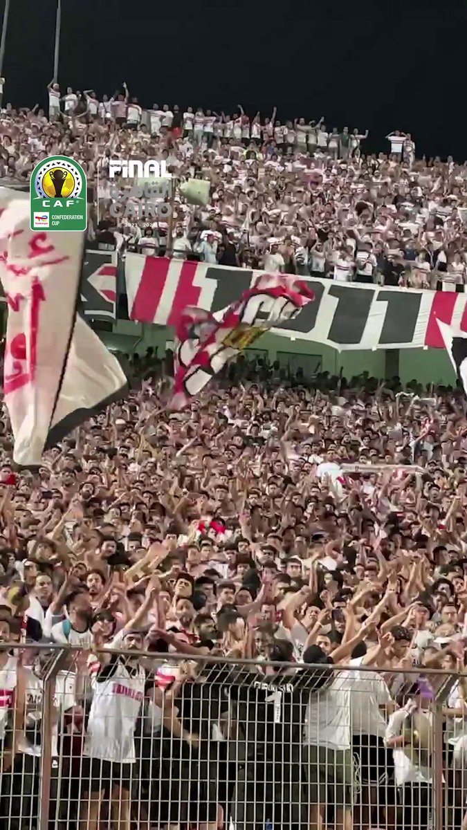 🚨🚨🚨🚨🚨🚨🚨🚨🚨 مقطع رائع جدًا، قشعريرة، الـكل بـصوت واحد، أهزوجة جمهور نادي الزمالك المصري: في الكورفا سود .. جمهور أسود ورا الزمالك في كل استاد موجود روحنا فداه .. دايما معاه بنادي اسمه في كل بلاد الله 🥶🥶🥶🥶🥶🥶🥶🥶🥶🥶🥶 🔥🔥🔥🔥🔥🔥🔥🔥🔥🔥🔥