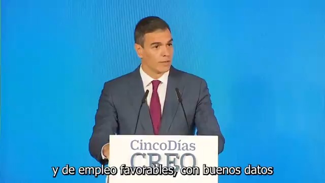 Meses atrás, en el Foro Económico Mundial de Davos, pedí al mundo empresarial que diera un paso al frente en defensa de la democracia y los valores humanistas que han ayudado a forjar la mejor Europa. Hoy reitero mi petición. Defendamos nuestra democracia, nuestro modelo de bienestar, la justicia social que encarna Europa. Defendamos un modelo de éxito como es España, frente al retroceso de los reaccionarios.