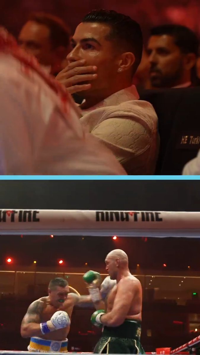 Those ringside reactions to that WILD Round 9 🎥👀 #FuryUsyk #RingOfFire