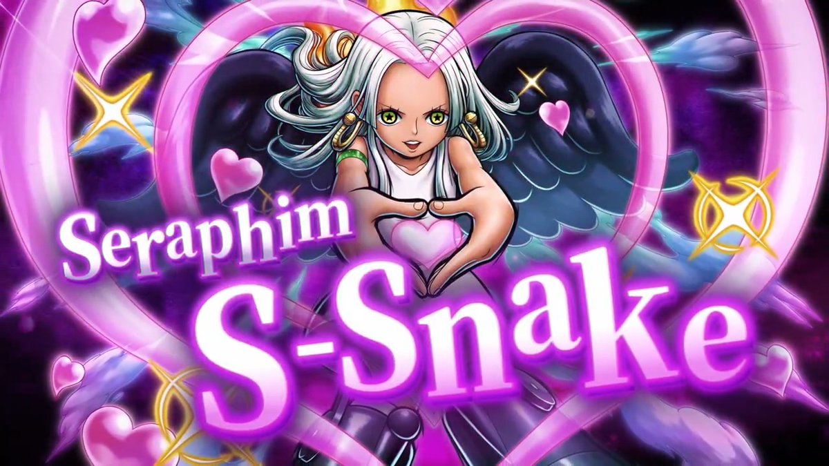 [Seraphim S-Snake PV Release! Repost &amp; Like Campaign] "Seraphim S-Snake" will arrive on 5/21 at 5:00 (UTC)! Get Rainbow Diamonds x20 when the total likes/reposts reach 50k worldwide! Be sure to repost and like this post! *Until 5/23 14:59 (UTC). #BountyRush #ONEPIECE