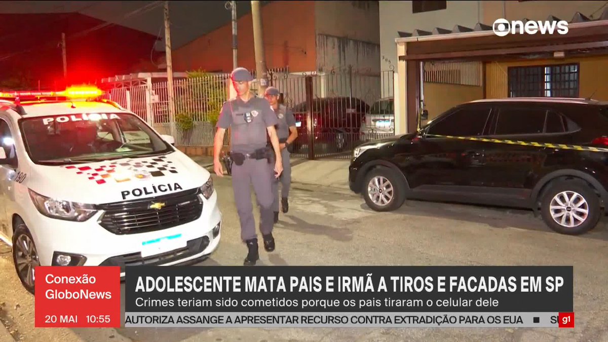 🚨🚨🚨 URGENTE: Adolescente de 16 anos m@ta pais e irmã a tirøs e fac@das no interior de São Paulo. Adolescente alegou que não se dava bem com os pais e planejou o crime após ter o celular tomado pela família.