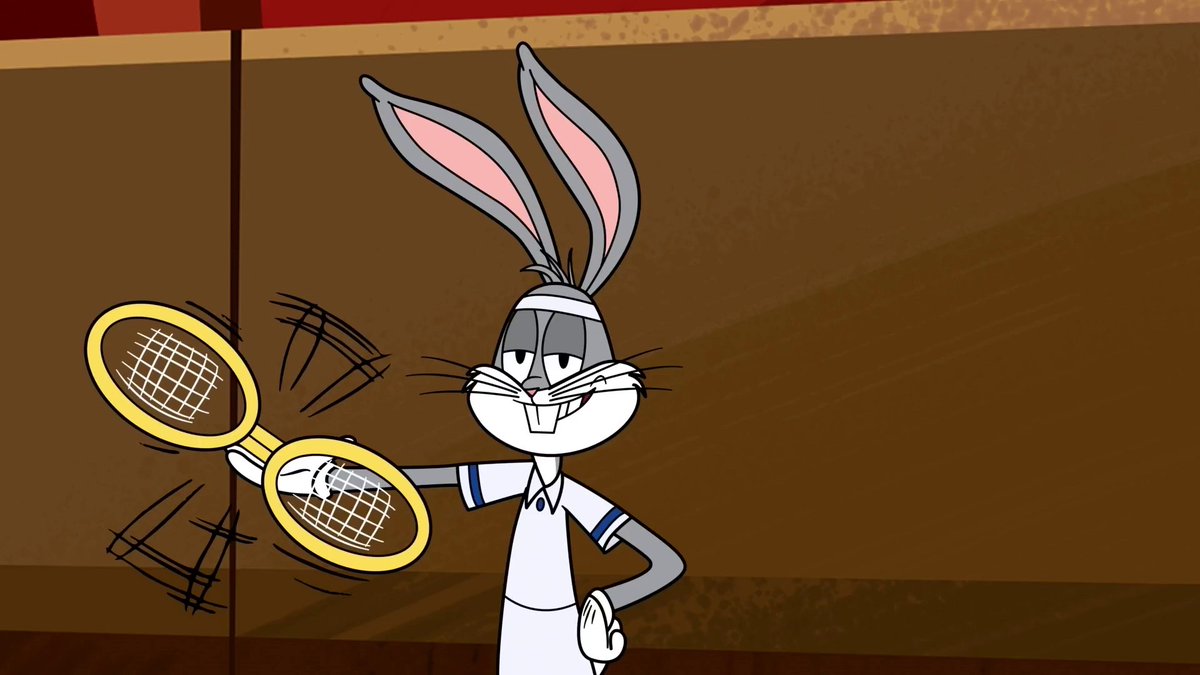There’s no match for Bugs when it comes to serving up expert advice on Tennis 🤓🎾 Looney Tunes 🥇