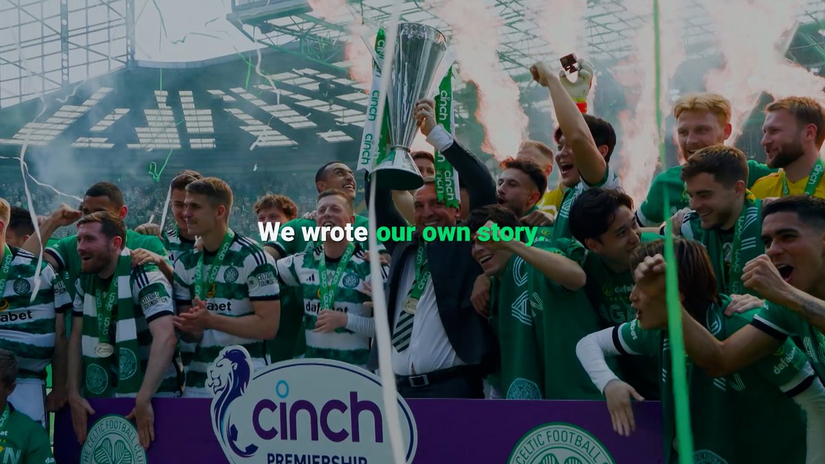 We wrote our own story. #CelticFC's 2023/24 Scottish Premiership triumph ๐๐