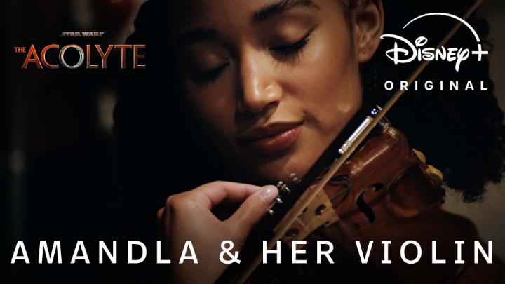 “It's a once in a lifetime experience, and it's something I'll hold forever.” #TheAcolyte star, Amandla Stenberg plays a solo violin arrangement of John Williams’ iconic Star Wars score. See the two-episode premiere of The Acolyte, arriving June 4 on Disney+.