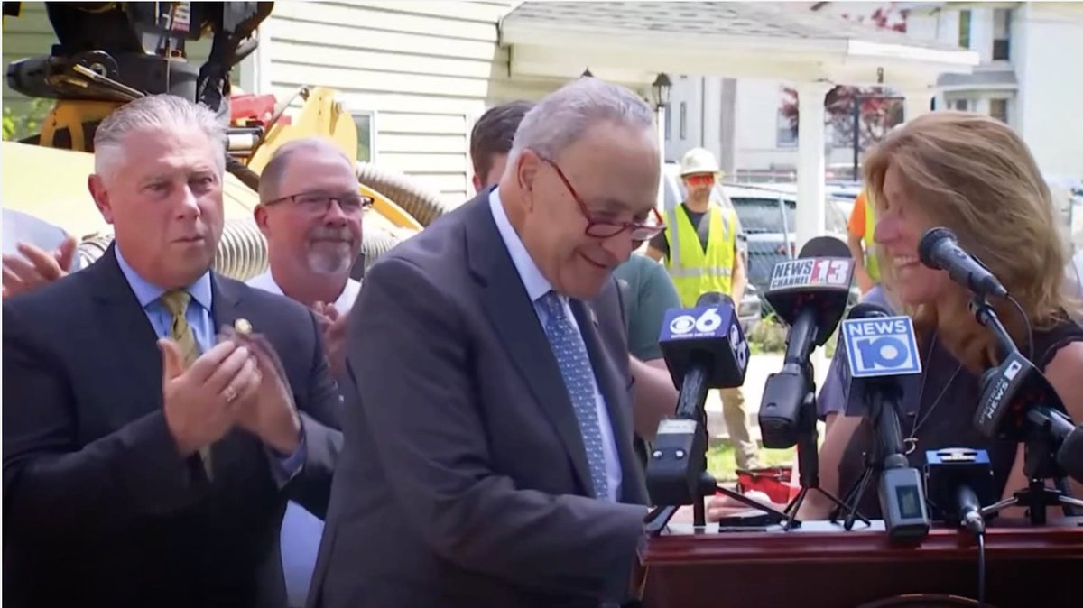 Lead pipes in Troy need action now. That's why I'm here to announce that Troy has received almost $13 million—the largest lead pipe removal grant in the city's history! I'm especially proud because this money comes from the Bipartisan Infrastructure Law that I led to passage.