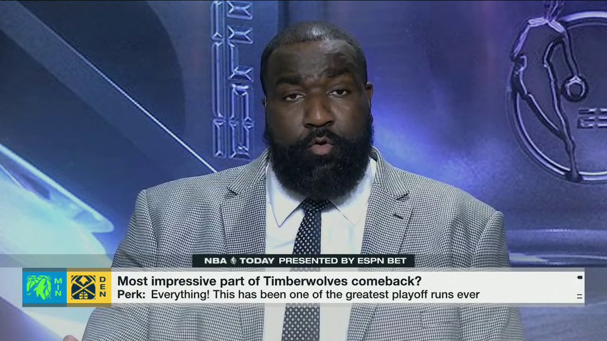 “When I’m looking at Anthony Edwards and the Timberwolves, they are on the verge of having one of the greatest runs in playoff history... What they did to Kevin Durant, Devin Booker, &amp; Bradley Beal. They swept them.” — Kendrick Perkins 👀 (via NBA on ESPN)