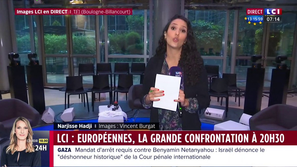 Rendez-vous ce soir à 20 h 30 sur LCI pour la Grande confrontation entre les 8 candidats aux Européennes. Un plateau exceptionnel pour faire votre choix lors du scrutin du 9 juin. Plus d'informations avec Narjisse Hadji et Vincent Burgat