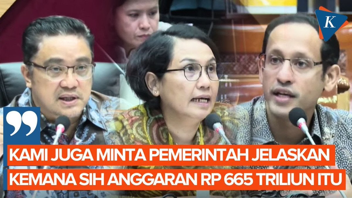 Raker dengan Nadiem Makarim, Komisi X: ke Mana Anggaran Rp 665 Triliun Itu? ~N #KomisiX #DPR #KenaikanUKT