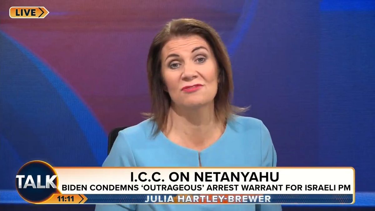 Julia Hartley-Brewer condemns pro-Palestine marches for “making Jews feel unsafe” in London. “That is a source of shame for me as a Briton, that anybody would feel they had to leave this country because of their religious belief.” Julia Hartley-Brewer