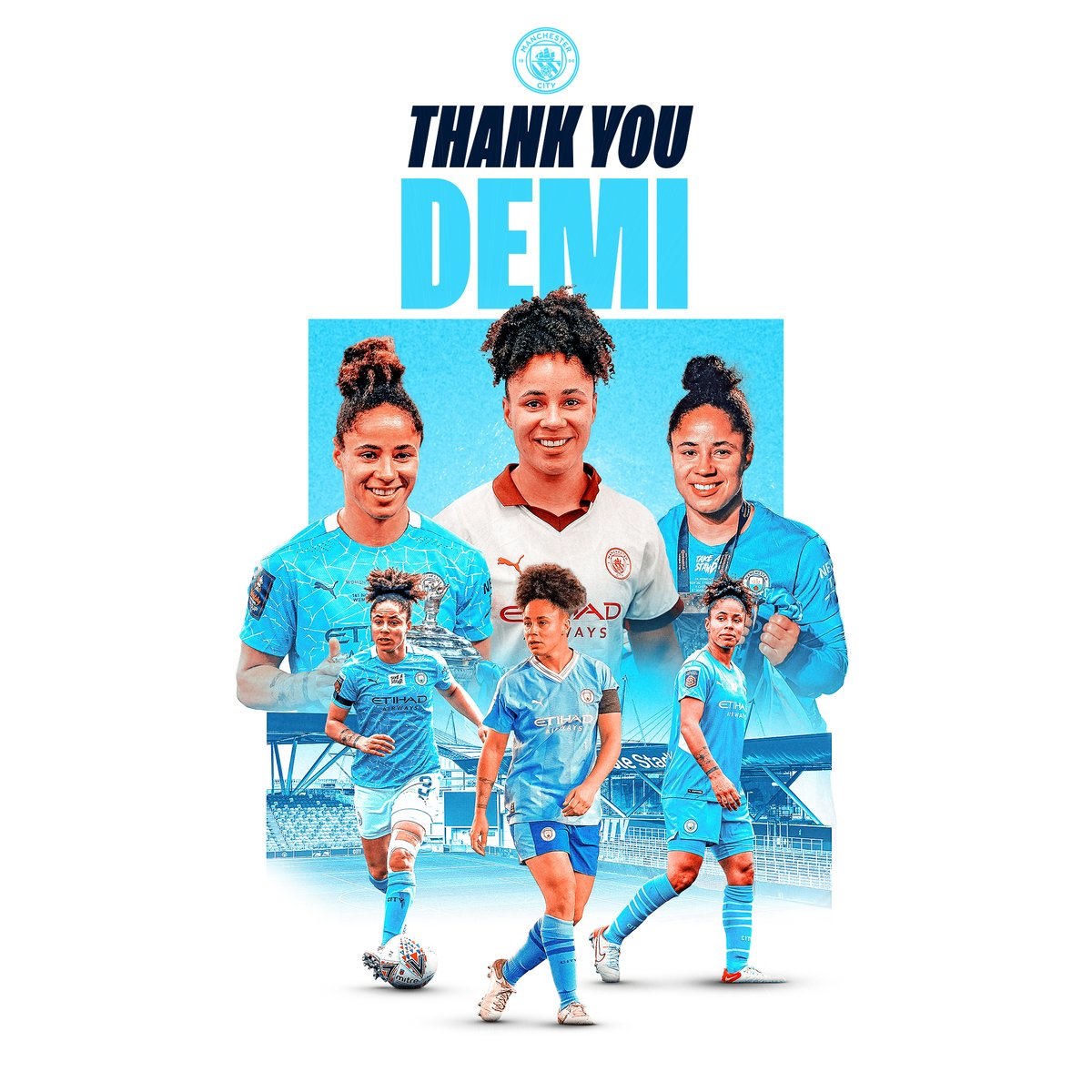 "I'm grateful for the journey I've had." ๐ฉต Demi Stokes reflects on her incredible nine years with City ๐ฃ๏ธ
