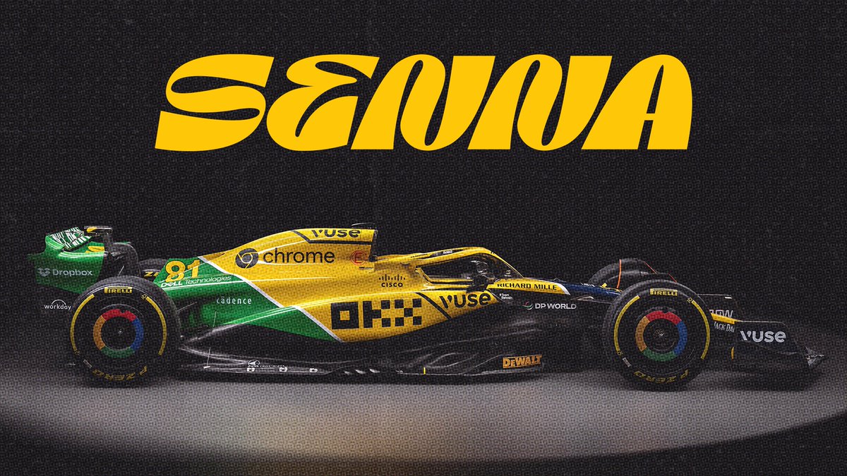 For the King of Monaco. 👑 We're proud to race in his honour and in his colours at the #MonacoGP. Pelo Rei de Monaco. 👑 Estamos orgulhosos de pilotar em sua homenagem e com suas cores no #MonacoGP #Senna30 #SennaSempre #OKX