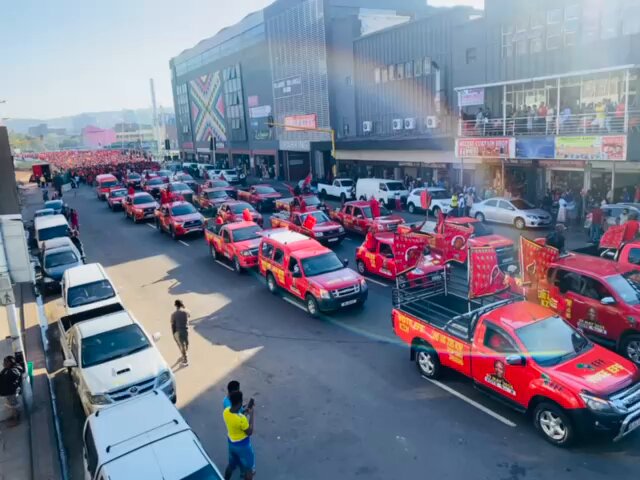 #MalemaForSAPresident march is currently underway in KZN. It is possible for the EFF to turn this country around, we have a clear plan for our people that is backed by scientific research. The commitment President Julius Sello Malema has to the people of South Africa is solid and come elections, South Africans must vote EFF so that we begin the good work and country back.