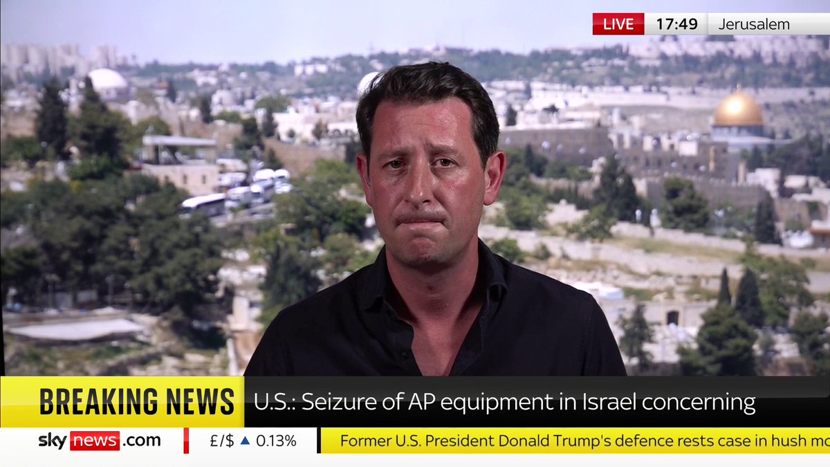 Officials in Israel have seized equipment from the Associated Press news agency and taken down their live shot of Gaza that's been used by outlets, including Sky News. Sky's Middle East correspondent Alistair Bunkall has the latest. 📺 Sky 501 / YouTube