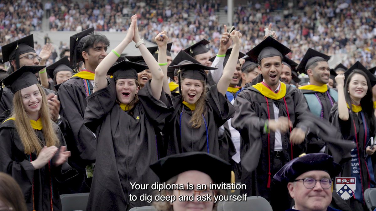 "The world needs you." These words from Interim President J. Larry Jameson echoed through Franklin Field as the Class of 2024 celebrated the culmination of their journey to Penn's 268th Commencement Ceremony. Read More: