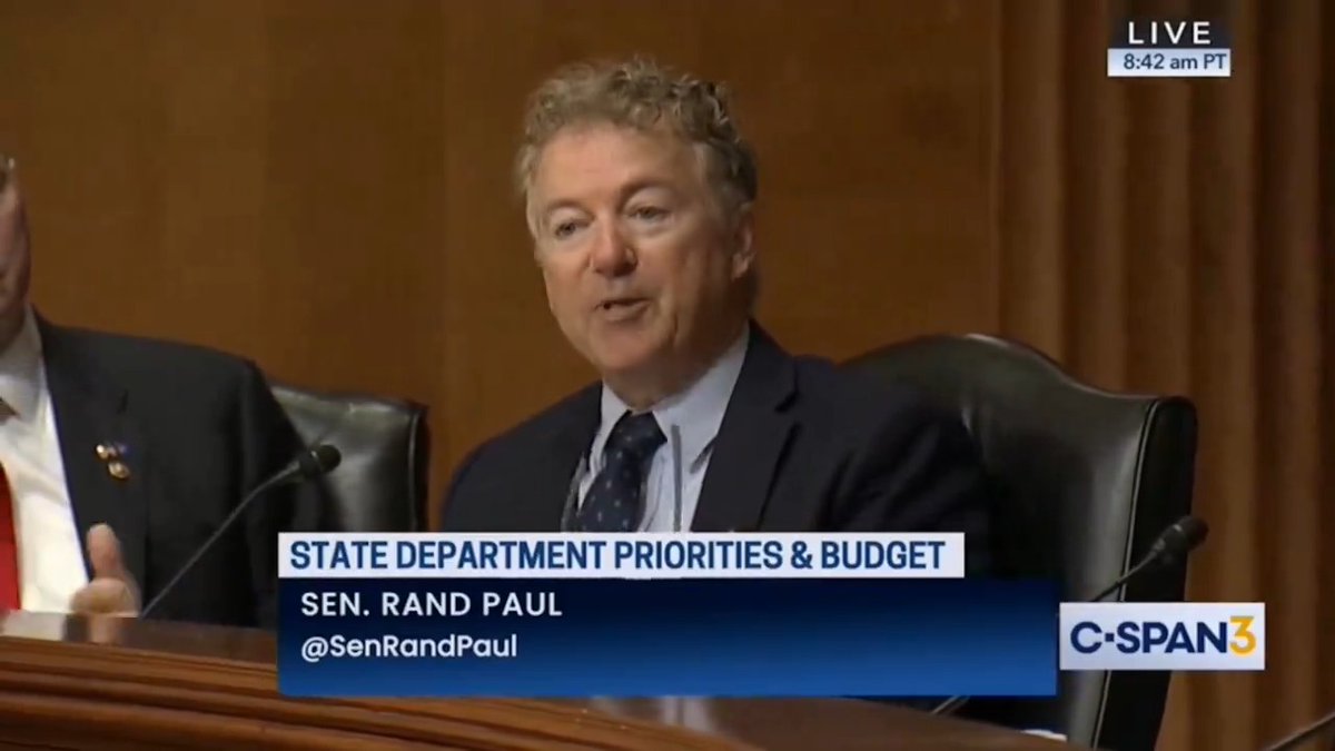 In a big "cognitive dissonance" moment, Rand Paul correctly points out there's "not a lot of difference" between Biden and Trump on China, especially since Biden "jumped on the Trump Train" with respect to Tariffs. Both are obsessed with scolding and sanctioning China, Paul notes