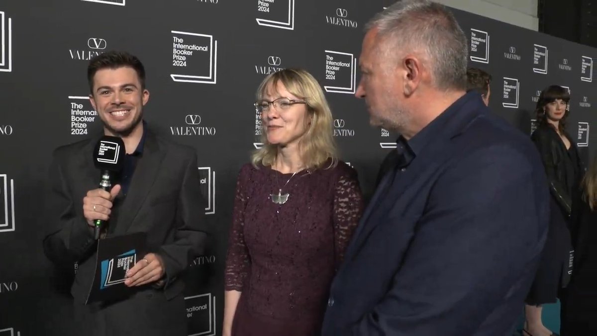 .Jack Edwards caught up with #InternationalBooker2023 winners Georgi Gospodinov and @rodel_angela to hear about what life has been like since their win, and the importance of literary translators.