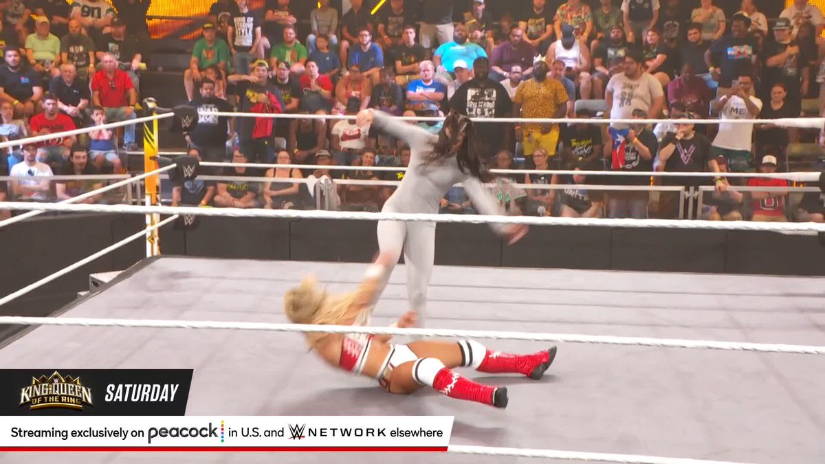 Woah! Jade Gentile just took out Thea Hail 😡 #WWENXT