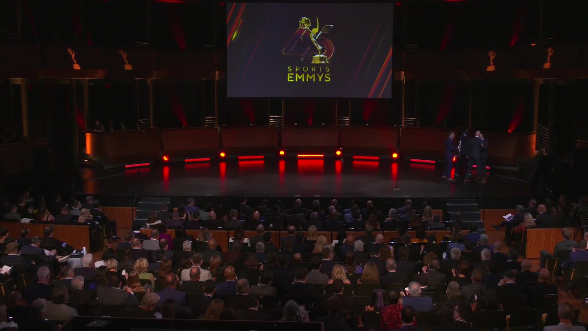 The #SportsEmmys Award for Outstanding Documentary Series goes to Super League: The War for Football (@AppleTVPlus).