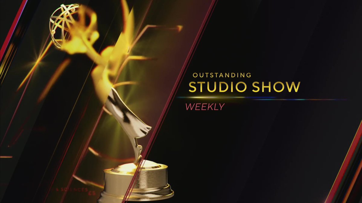 The #SportsEmmys Award for Outstanding Studio Show – Weekly goes to College GameDay @collegegameday (ESPN).