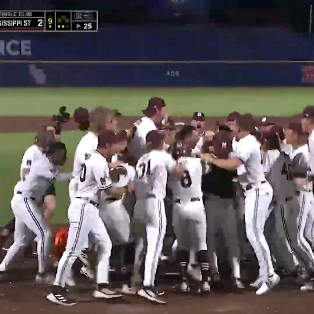 MISSISSIPPI STATE WALK OFF HOME RUN VS. OLE MISS 🚨 Mississippi State Baseball