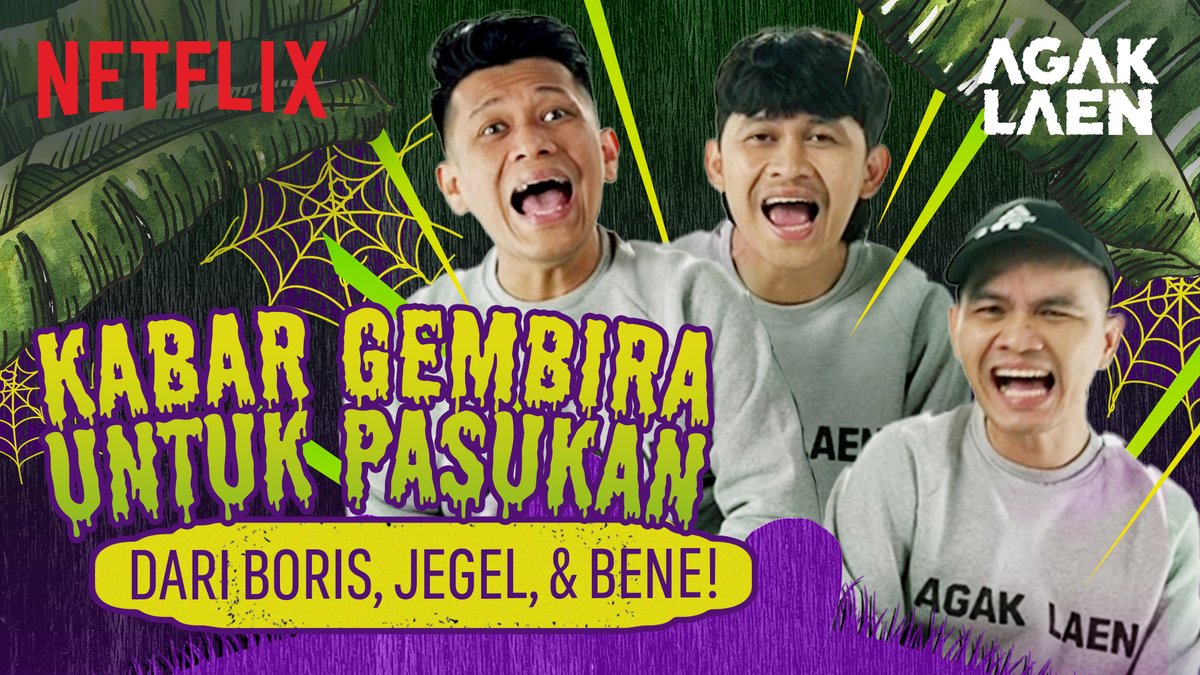 YANG KELEN TUNGGU-TUNGGU DATANG JUGA 🫵 Pasukan bersiap, film AGAK LAEN masuk Netflix tanggal 31 Mei!