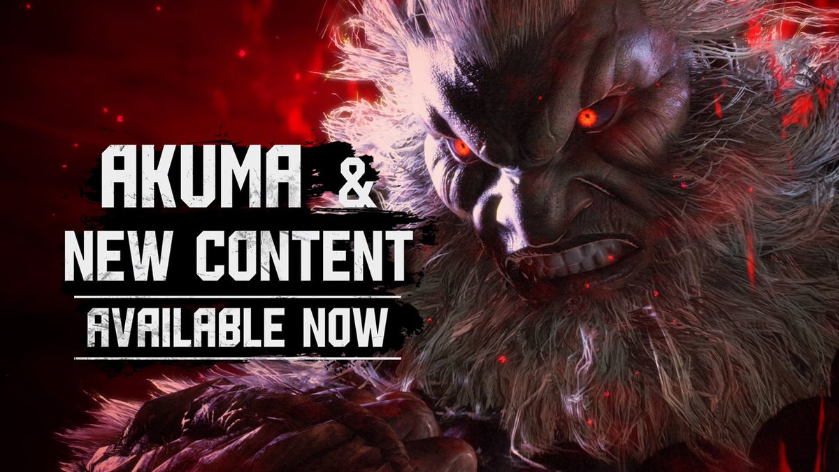 Play the Akuma Update now for a raging new experience in Street Fighter 6! 😈 Akuma Arrives 🕹️ Balance Updates ↪️ Recovery Drive Reversal 🎵 Custom BGM Setting …and more! Time to unleash your inner demon.