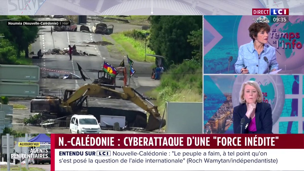 Cyberattaque en Nouvelle-Calédonie : "C'est une attaque inédite pour la Nouvelle-Calédonie (...) Les différentes pistes qu'on a c'est que la majorité des adresses IP proviendraient de Russie", Christophe Gygès, ministre chargé du numérique au gouvernement néo-calédonien