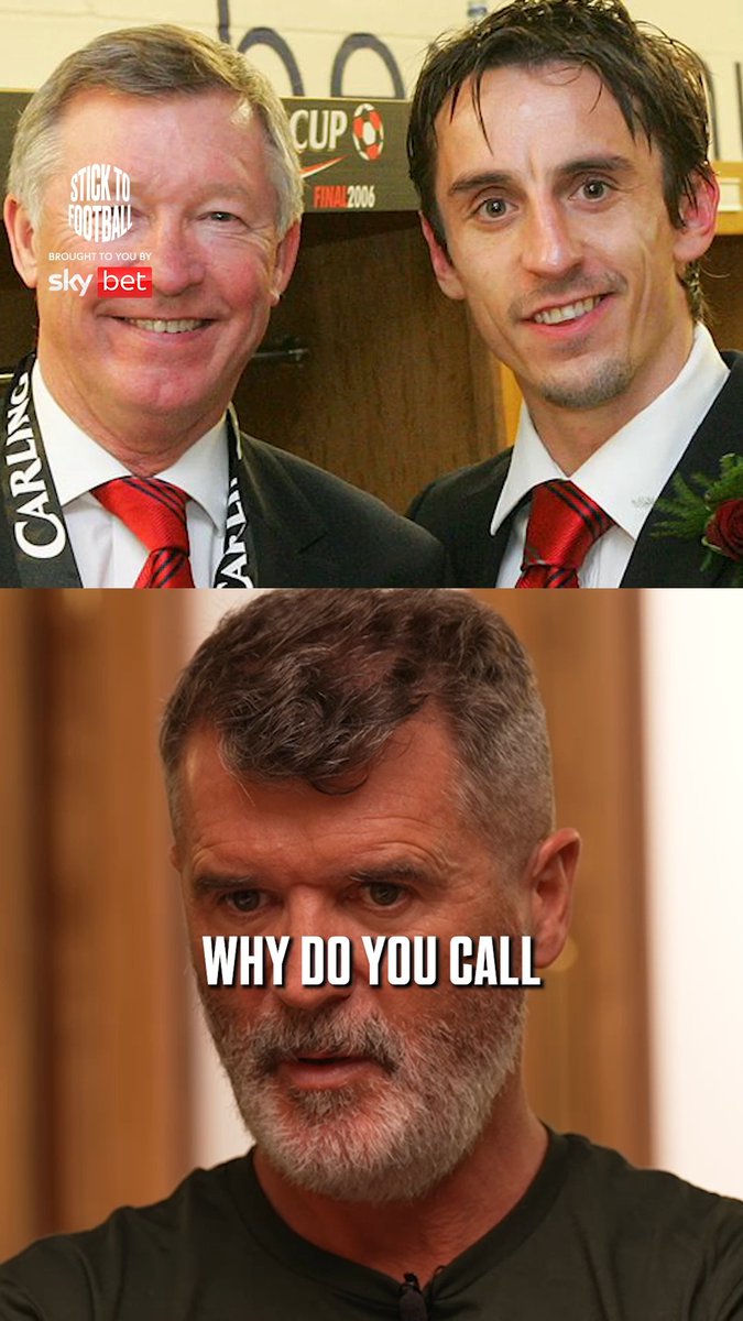 🚨🎙️| Roy Keane to Gary Neville: “Why do you still call Sir Alex Ferguson ‘the boss’?”