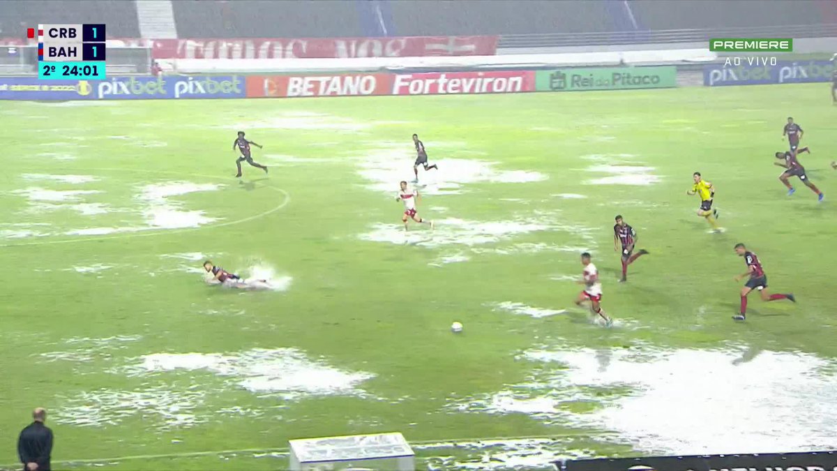 Imagine the slide tackles you could make on a pitch like this