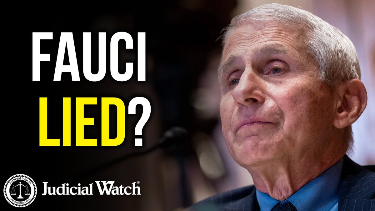New evidence emerges Fauci lied -- from the Biden administration!