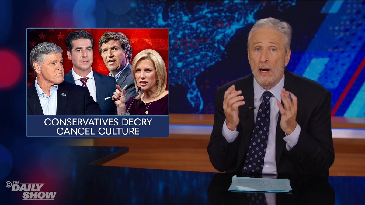"Conservatives have an entire industry devoted to complaining about not being able to say the things they say all the time" - Jon Stewart