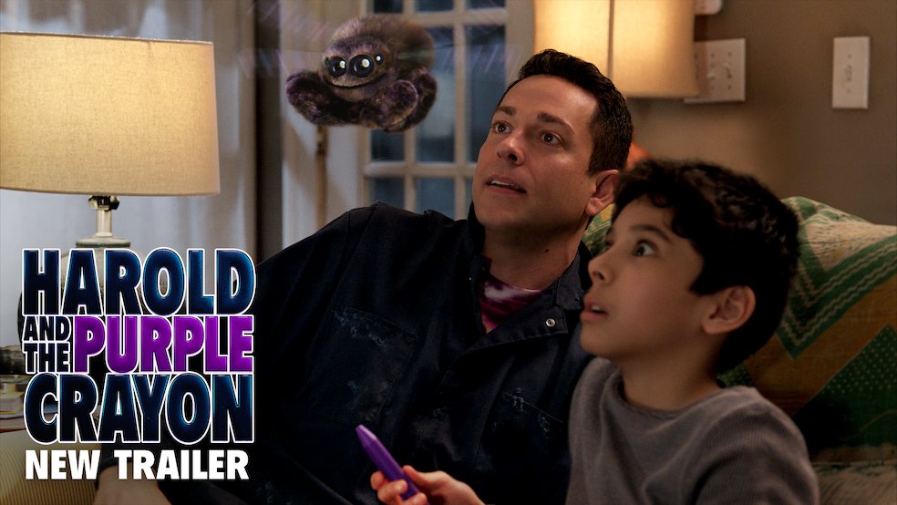 The new trailer for ‘HAROLD AND THE PURPLE CRAYON’ has been released. In theaters on August 2.