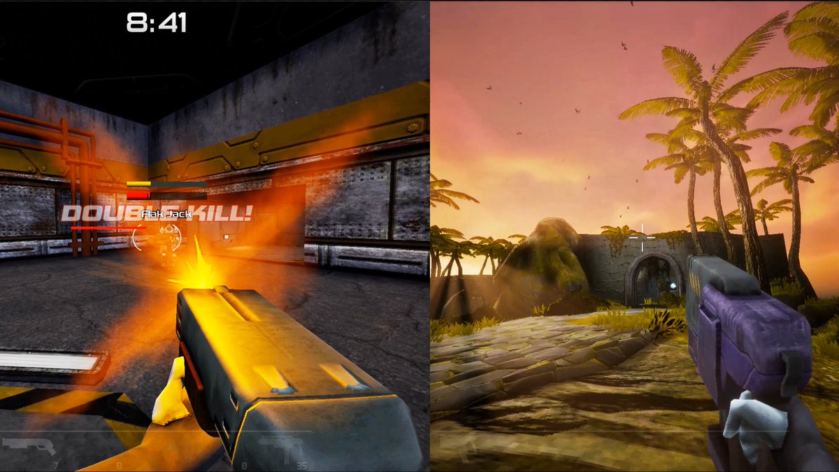 GHOSTWARE is a game that gives you both the Unreal and Unreal Tournament experience at the same time link in comments ⬇️ #wishlistwednesday