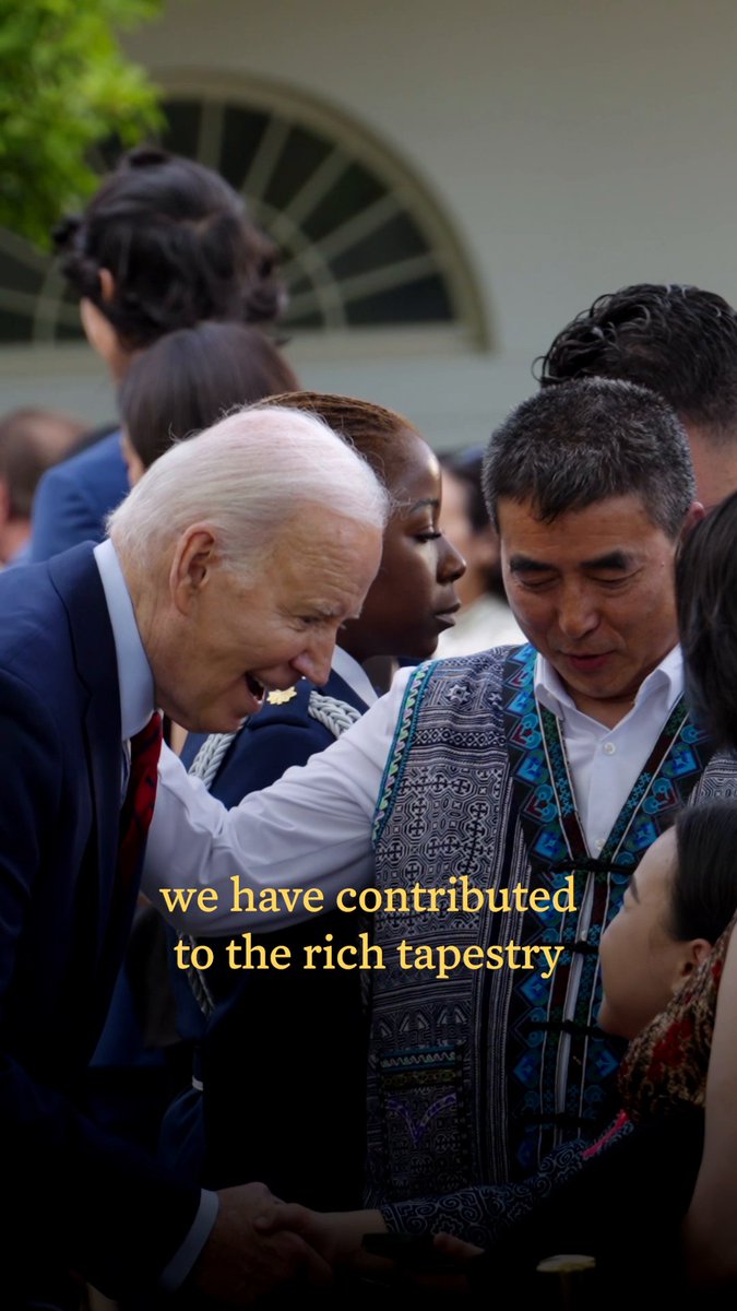 Maybe your family has been here for generations or you’re the first one here. Maybe you never thought you’d be at the White House, but you joined us here to celebrate the rich heritage of Asian American, Native Hawaiian, and Pacific Islander communities. Vice President JD Vance and I see you.
