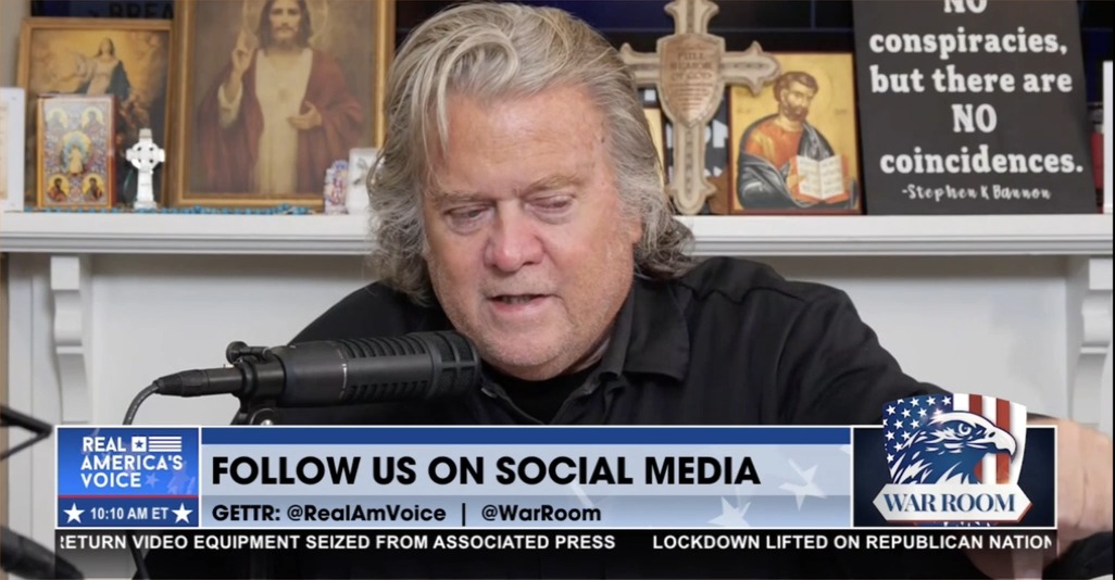 Steve Bannon on Trump’s Project 2025: We mock your fear, we want you to fear. There will be accountability. We are going to hold everyone who opposes Trump responsible. That will come with authority, the authority of Donald Trump