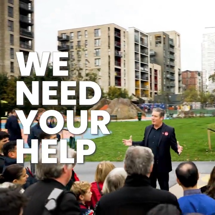 Change. Be part of it. Sign up to volunteer with Labour today and help us win this general election 👇
