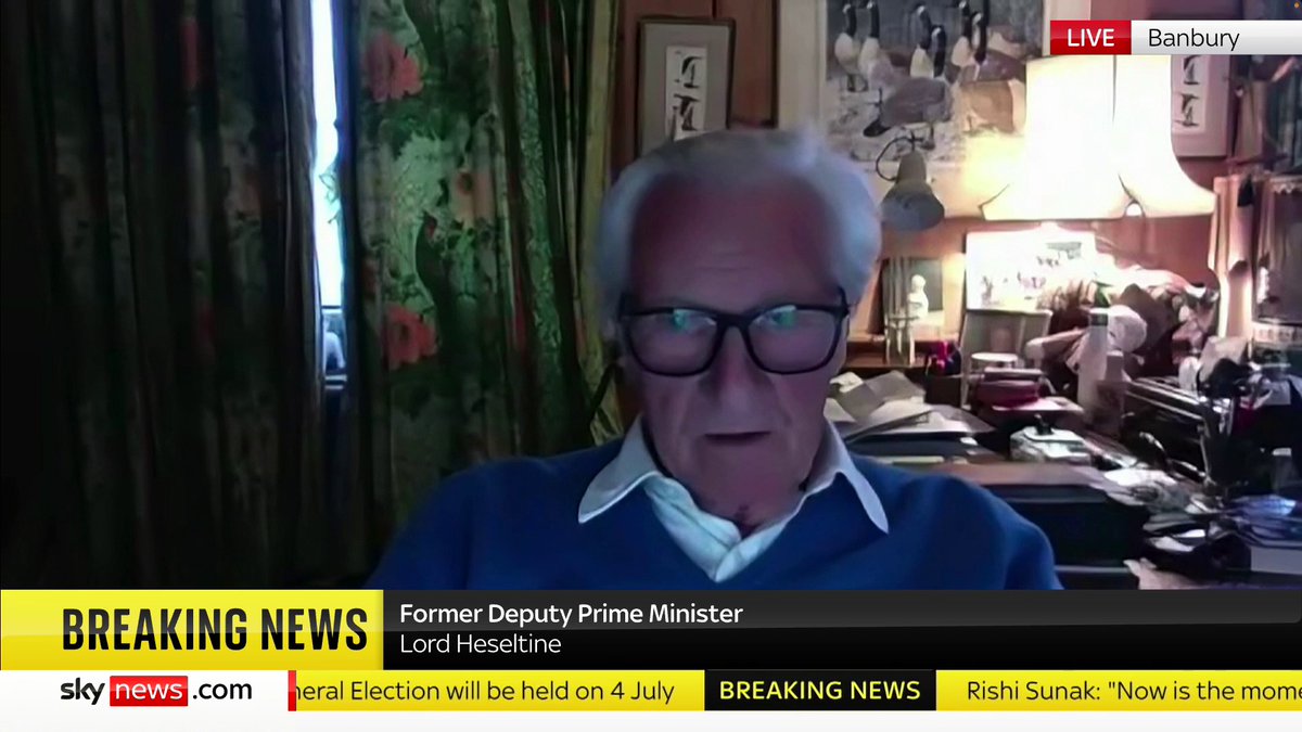 🔥 European Movement President Lord Heseltine says this is going to be the most fundamentally dishonest election he’s seen… … because both major parties are trying to avoid the key issue underlying our current malaise- Brexit.