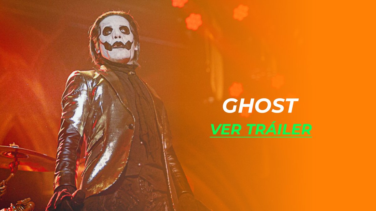 RT si estás de acuerdo con que la banda #Ghost ya se merecía también su película. Mira aquí el primer tráiler de esta peli #RiteHereRiteNow . Boletos en preventa aquí 👉 Más Que Cine Latam
