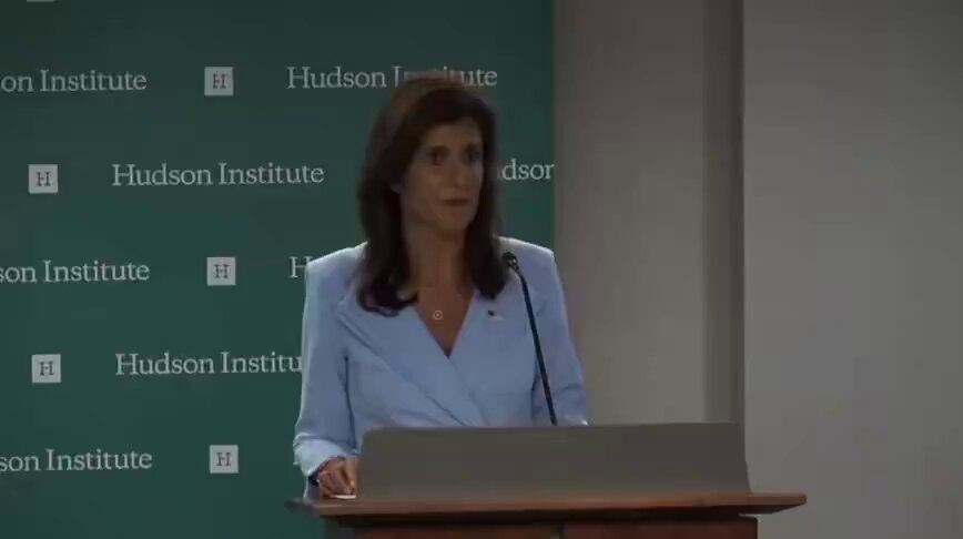 ABD'de Cumhuriyetçilerin eski başkan adayı Nikki Haley: "İsrail, meşru müdafaa savaşını tarihteki herhangi bir ordudan daha insani bir şekilde yürütüyor" 👉İsrail ordusu, 7 Ekim'den bu yana Gazze Şeridi'nde 15 binden fazlası bebek ve çocuk olmak üzere 35 binden fazla sivili katletti.