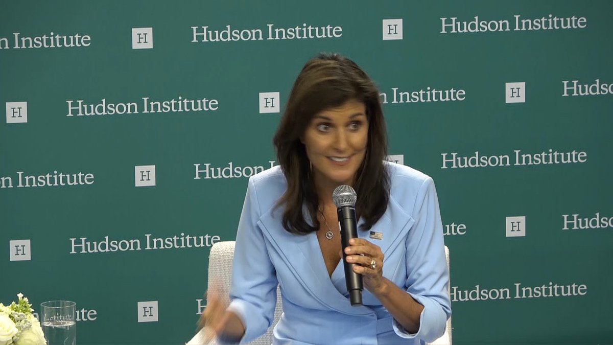 I was asked today at Hudson Institute whether I would vote for Donald Trump or Joe Biden, here's my answer: