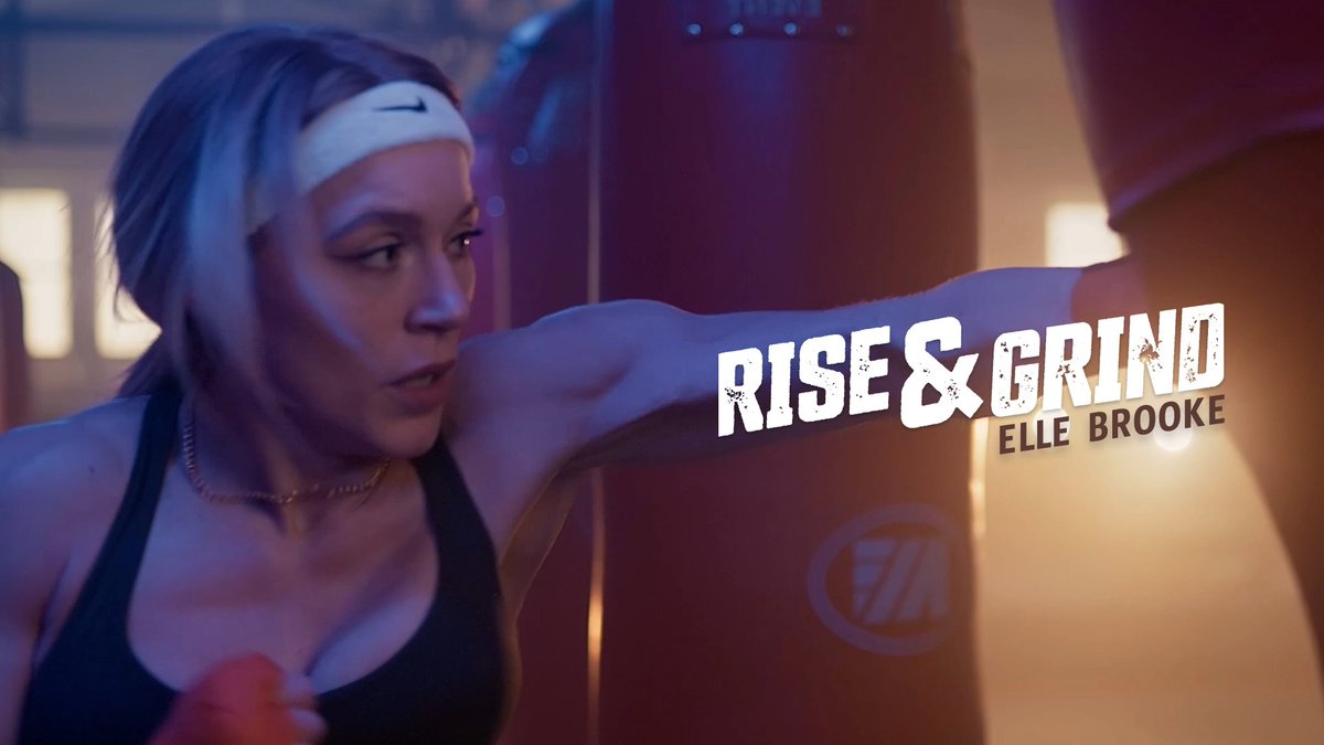 .Elle Brooke 🥊 isn't giving up her belt without a fight 💪 Go behind the scenes of her training on 'Rise & Grind' before she faces Paige VanZant! 📺 Tune in now: